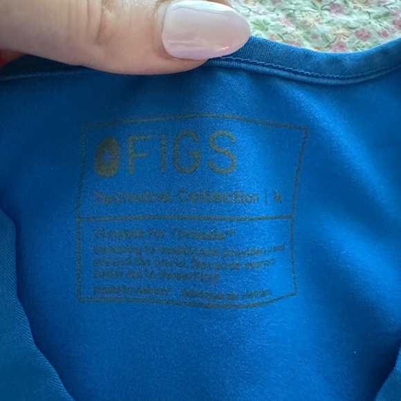 Royal Blue Figs Scrub Set - Picture 5 of 5